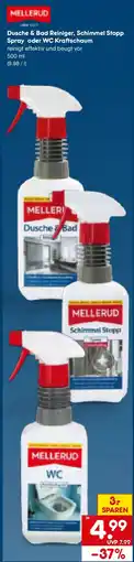 Netto Marken-Discount MELLERUD Dusche & Bad Reiniger, Schimmel Stopp Spray oder WC Kraftschaum Angebot