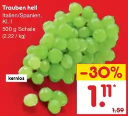 Netto Marken-Discount Trauben hell Angebot