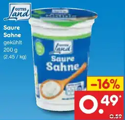 Netto Marken-Discount GUTES Land Saure Sahne Angebot