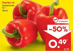 Netto Marken-Discount Paprika rot Angebot