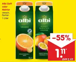 Netto Marken-Discount Albi Saft oder Nektar Angebot