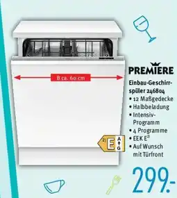 Trends Möbel PREMIERE Einbau-Geschirrspüler 246804 Angebot