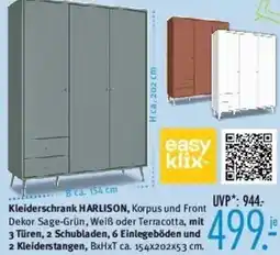 Trends Möbel Kleiderschrank HARLISON Angebot