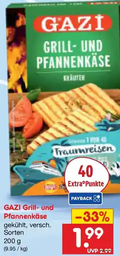 Netto Marken-Discount GAZI Grill- und Pfannenkäse Angebot