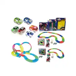 Netto Marken-Discount Fantastic Tracks Autorennbahn Rennstrecke 516 Teile Fantastic Tracks Mega Set Angebot