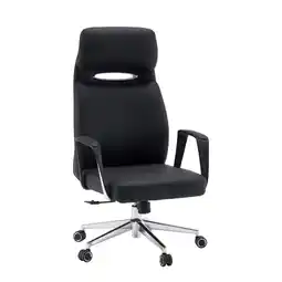 Netto Marken-Discount hjh OFFICE Profi Chefsessel VELVET ECO Kunstleder mit Armlehnen Angebot