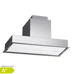 Netto Marken-Discount High Line Eco 77 Deckenhaube 77 cm 436 m³/h Stufen Fernbedienung Ambientelicht Weiß Angebot