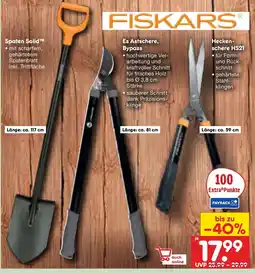 Netto Marken-Discount FISKARS Spaten Solid Angebot