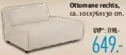 Trends Möbel Sansibar Ottomane rechts Angebot