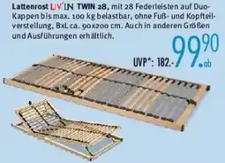 Trends Möbel Lattenrost LIVIN TWIN 28 Angebot