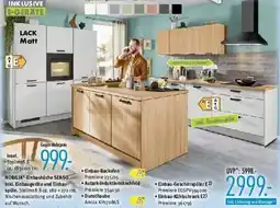 Trends Möbel NOBILIA-Einbauküche SENSO Angebot