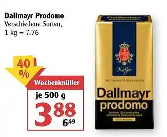 Globus Dallmayr Prodomo 500g Angebot