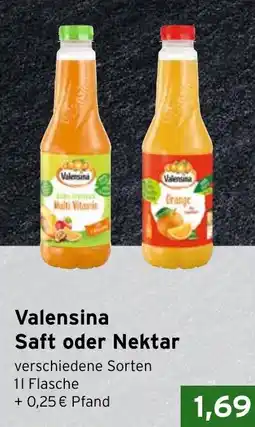 CAP Markt Valensina Saft oder Nektar Angebot