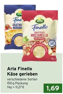 CAP Markt Arla Finello Käse gerieben Angebot