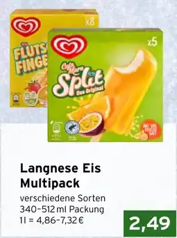 CAP Markt Langnese Eis Multipack Angebot
