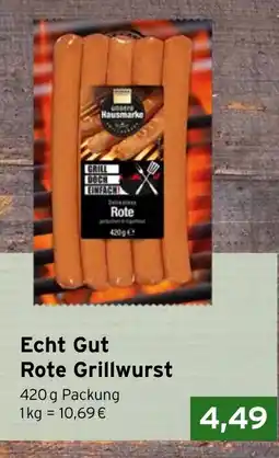 CAP Markt Echt Gut Rote Grillwurst Angebot