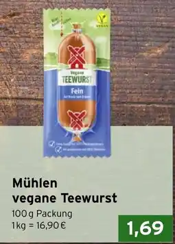 CAP Markt Mühlen vegane Teewurst Angebot
