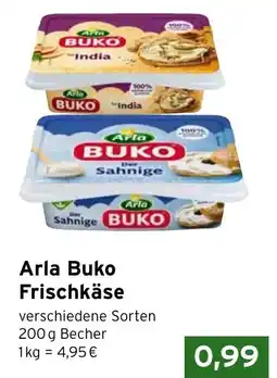CAP Markt Arla Buko Frischkäse Angebot