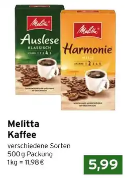CAP Markt Melitta Kaffee Angebot