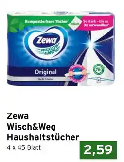 CAP Markt Zewa Wisch&Weg Haushaltstücher Angebot