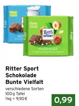 CAP Markt Ritter Sport Schokolade Bunte Vielfalt Angebot