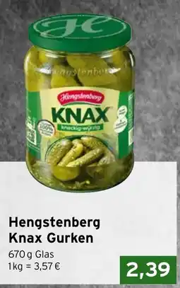 CAP Markt Hengstenberg Knax Gurken Angebot