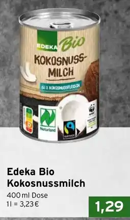 CAP Markt Edeka Bio Kokosnussmilch Angebot