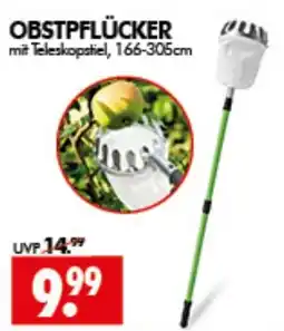 Wreesmann OBSTPFLÜCKER mit Teleskopstiel Angebot
