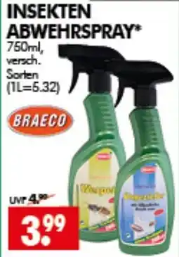 Wreesmann INSEKTEN ABWEHRSpray* BRAECO Angebot