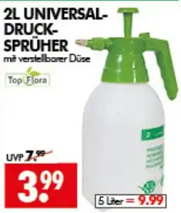 Wreesmann 2L UNIVERSAL-DRUCK-SPRÜHER mit verstellbarer Düse Top Flora Angebot