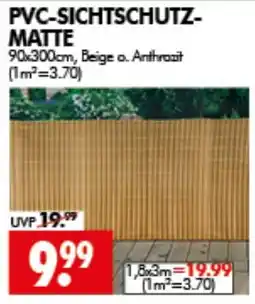 Wreesmann PVC-Sichtschutz-Matte Angebot