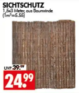Wreesmann Sichtschutz aus Baumrinde Angebot