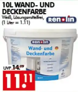 Wreesmann renolin Wand- und Deckenfarbe Angebot