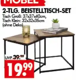 Wreesmann MOBEL 2-TLG. BEISTELLTISCH-SET Angebot