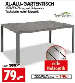 Wreesmann Xl-alu-gartentisch Angebot