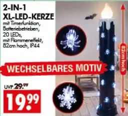 Wreesmann 2-IN-1 XL-LED-KERZE Angebot