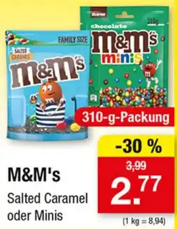 Zimmermann M&M's Salted Caramel oder Minis Angebot