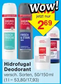 Wiglo Wunderland Hidrofugal Deodorant Angebot
