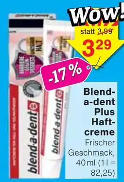 Wiglo Wunderland Blend-a-dent Plus Haft-creme Angebot