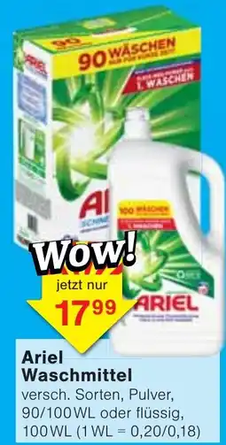 Wiglo Wunderland Ariel Waschmittel Angebot
