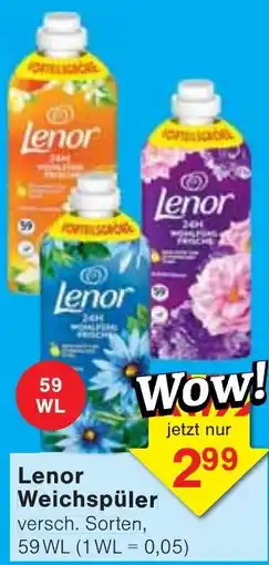 Wiglo Wunderland Lenor Weichspüler Angebot