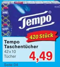 Wiglo Wunderland Tempo Taschentücher Angebot