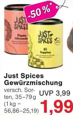 Wiglo Wunderland Just Spices Gewürzmischung Angebot