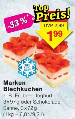 Wiglo Wunderland Marken Blechkuchen Angebot