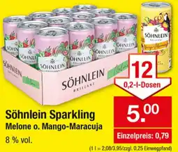 Zimmermann Söhnlein Sparkling Melone o. Mango-Maracuja Angebot