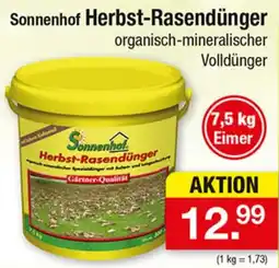 Zimmermann Sonnenhof Herbst-Rasendünger Angebot
