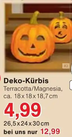 Wiglo Wunderland Deko-Kürbis Angebot