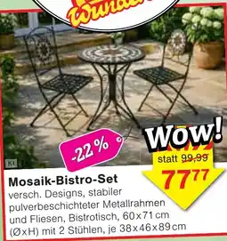 Wiglo Wunderland Mosaik-Bistro-Set Angebot