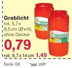 Wiglo Wunderland Grablicht MEMORA Angebot