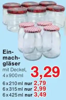 Wiglo Wunderland Einmachgläser mit Deckel Angebot
